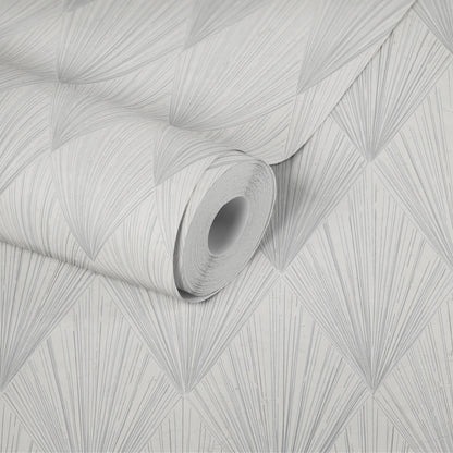 Livingwalls Ava New York Design Vliestapete Weiß Grau 10,05 m x 0,53 m