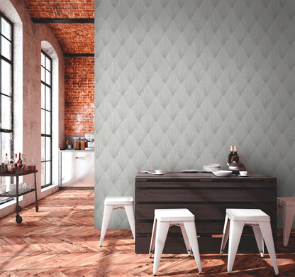 Livingwalls Ava New York Design Vliestapete Weiß Grau 10,05 m x 0,53 m