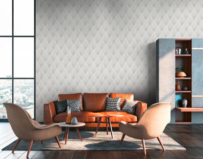 Livingwalls Ava New York Design Vliestapete Weiß Grau 10,05 m x 0,53 m