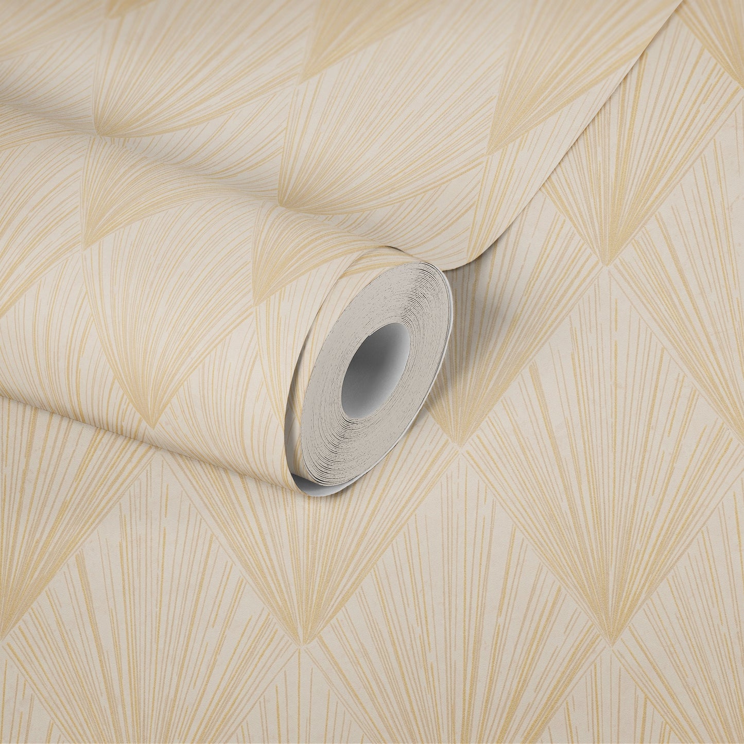Livingwalls Ava New York Vinyl-Vliestapete Gold Gelb Creme 10,05 m x 0,53 m