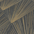 Livingwalls Ava New York Vinyl-Vliestapete Schwarz Gold Grau 10,05 m x 0,53 m