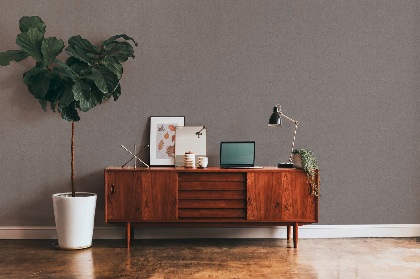 Livingwalls Antonio Barcelona Vinyl-Vliestapete Grau 10,05 m x 0,53 m
