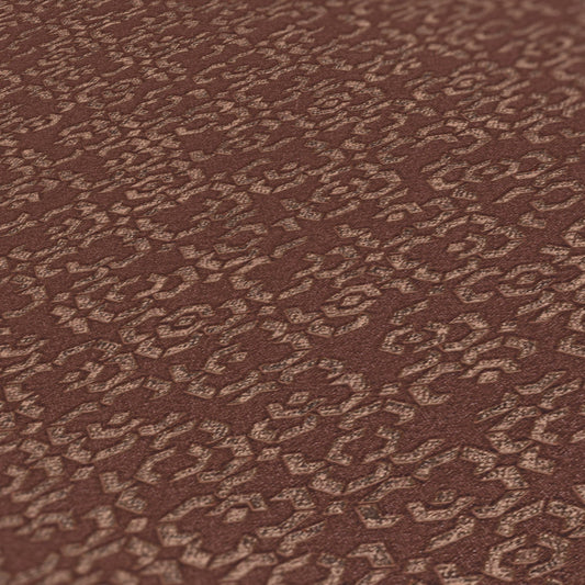 Livingwalls Said Marrakesch Orientalische Vliestapete Rot Gold Metallic 10,05 m x 0,53 m