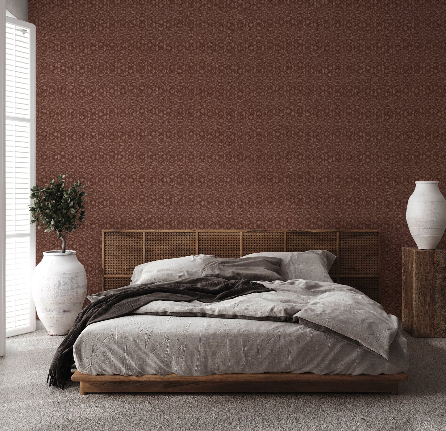 Livingwalls Said Marrakesch Orientalische Vliestapete Rot Gold Metallic 10,05 m x 0,53 m
