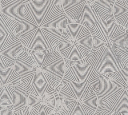 Livingwalls Nala Cape Town Schaum-Vliestapete Grau Silber 10,05 m x 0,53 m