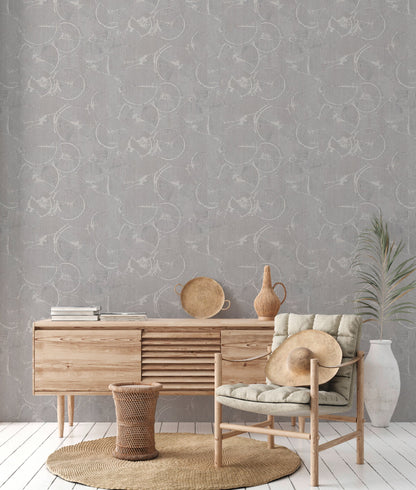 Livingwalls Nala Cape Town Schaum-Vliestapete Grau Silber 10,05 m x 0,53 m