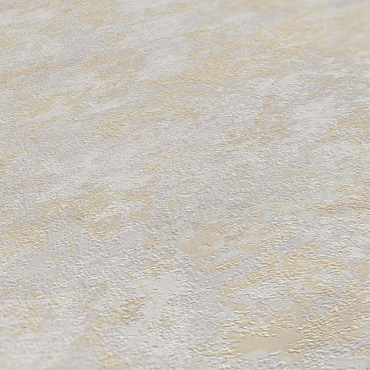 Livingwalls Alena St. Petersburg Vinyl-Vliestapete Grau Gold Weiß 10,05 m x 0,53 m