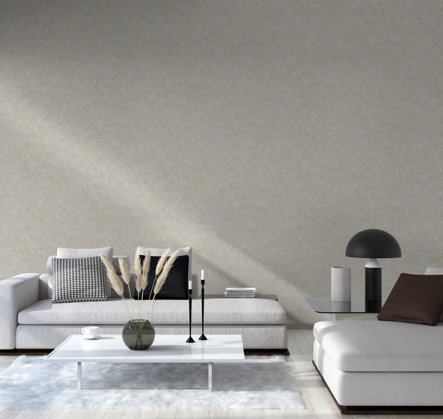 Livingwalls Alena St. Petersburg Vinyl-Vliestapete Grau Gold Weiß 10,05 m x 0,53 m