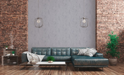 Livingwalls Ava New York Uni Vliestapete Grau Schwarz 10,05 m x 0,53 m