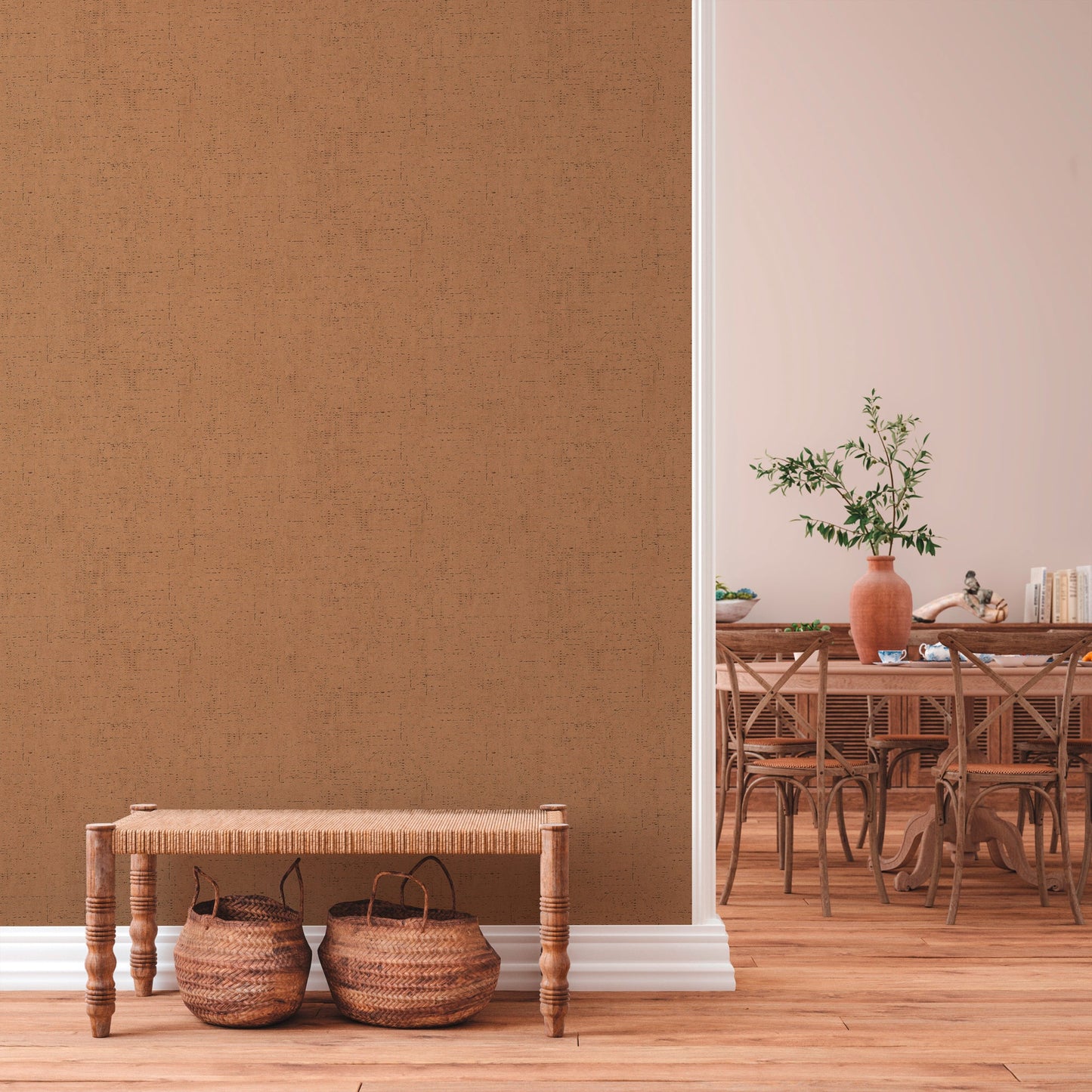 Livingwalls Said Marrakesch Schaum-Vliestapete Orange 10,05 m x 0,53 m