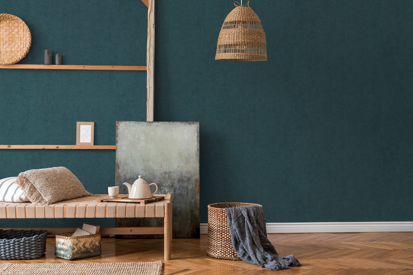 Livingwalls Said Marrakesch Schaum-Vliestapete Blau 10,05 m x 0,53 m
