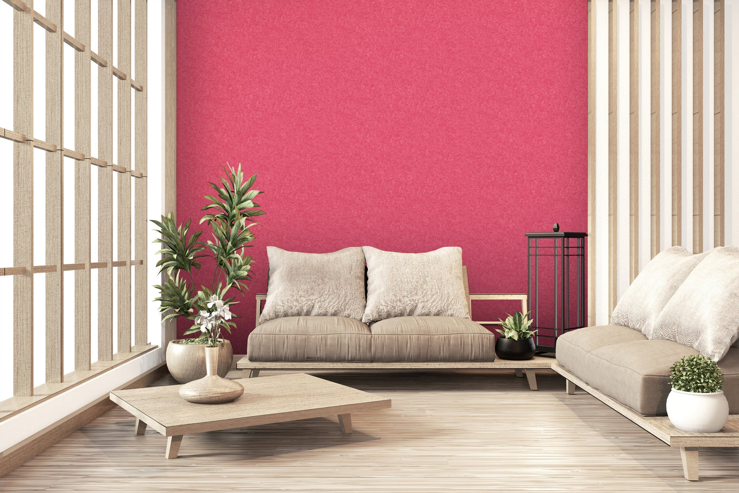 Livingwalls Mio Tokio Vliestapete Pink 10,05 m x 0,53 m
