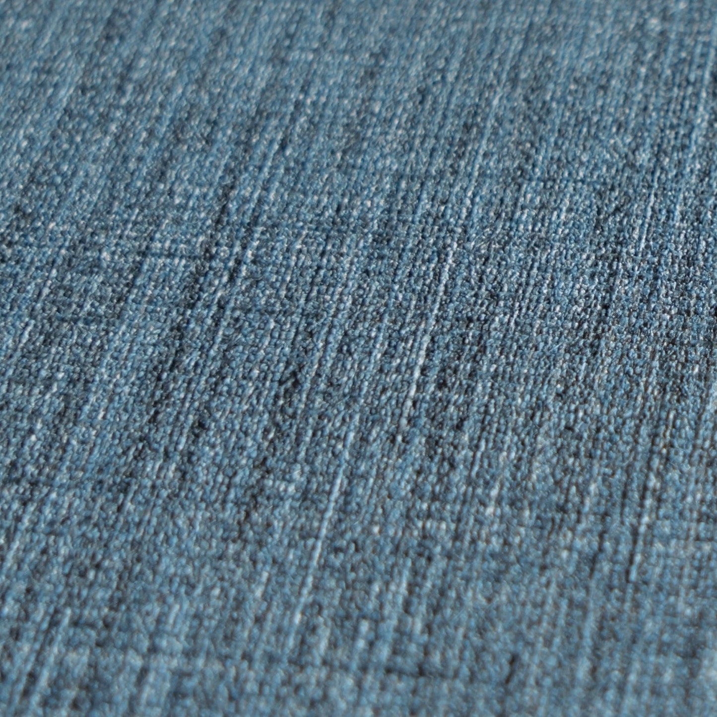 Mustertapete Leinen Jeansblau Klassisch - 10,05 m x 0,53 m