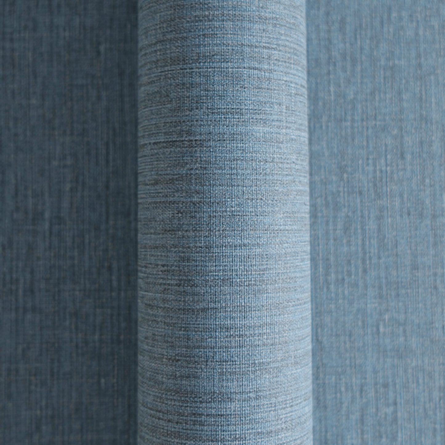 Mustertapete Leinen Jeansblau Klassisch - 10,05 m x 0,53 m