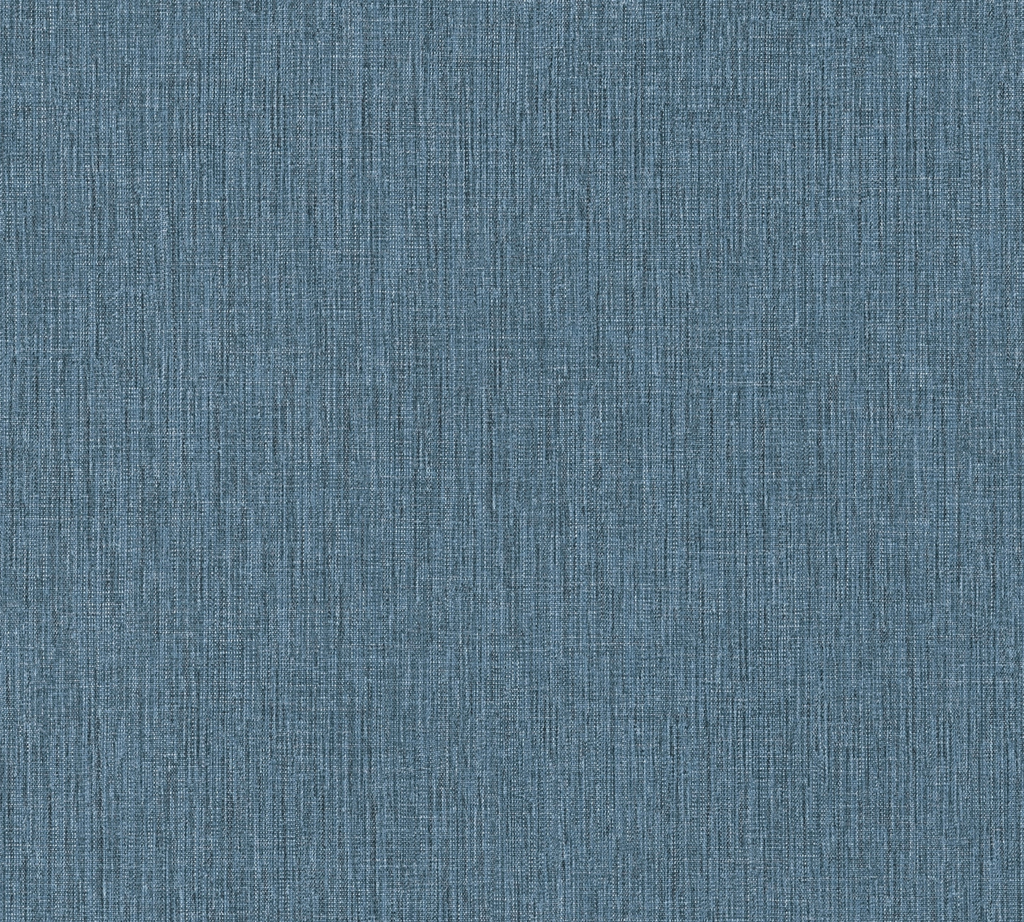 Mustertapete Leinen Jeansblau Klassisch - 10,05 m x 0,53 m