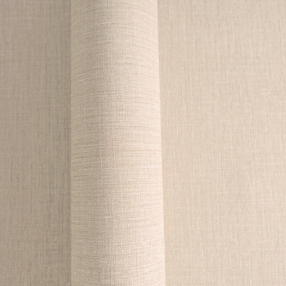 Mustertapete Leinen Rosabeige Klassisch - 10,05 m x 0,53 m