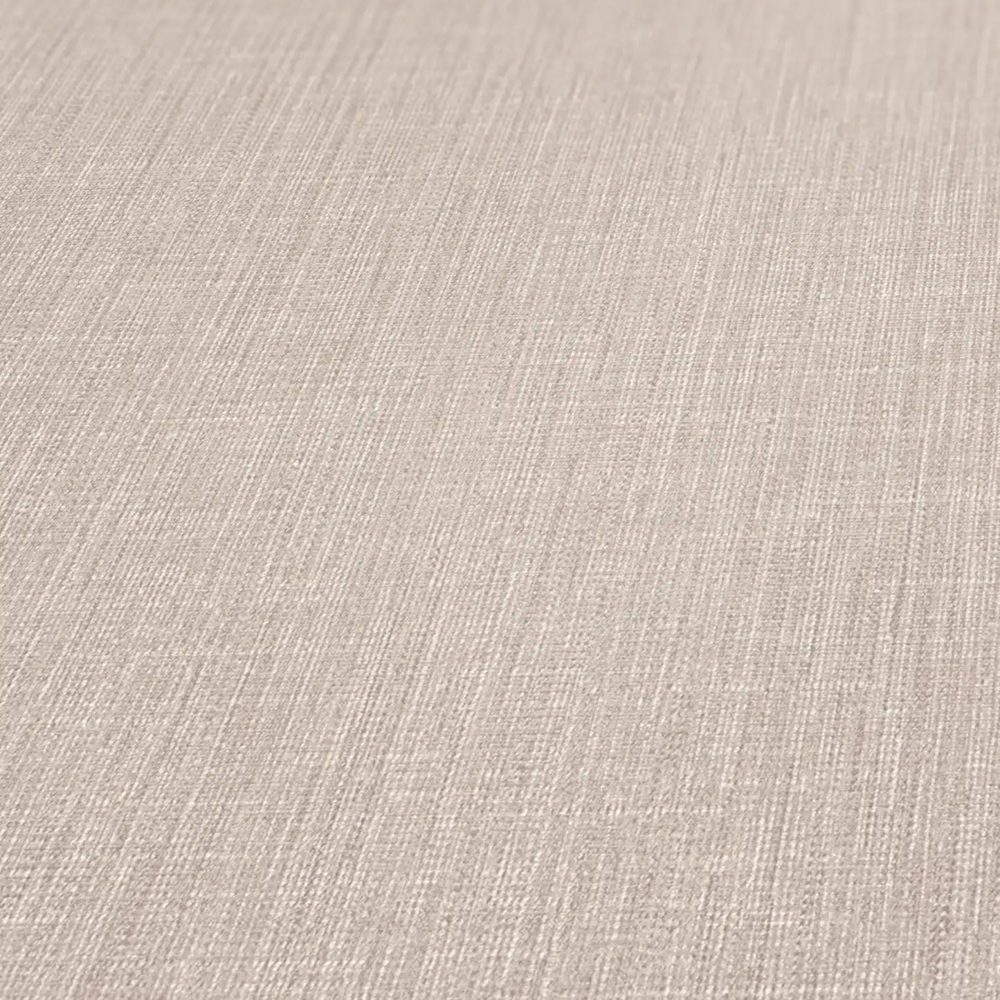 Mustertapete Leinen Rosabeige Klassisch - 10,05 m x 0,53 m