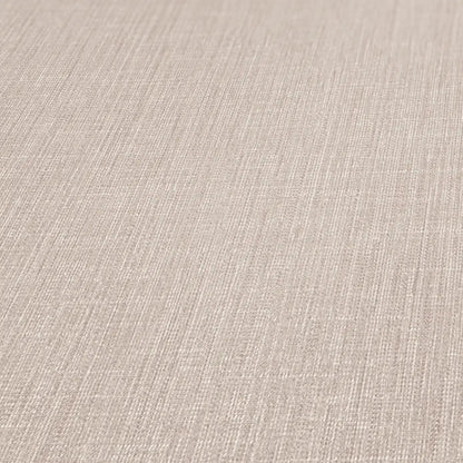 Mustertapete Leinen Rosabeige Klassisch - 10,05 m x 0,53 m
