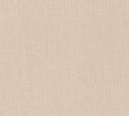 Mustertapete Leinen Rosabeige Klassisch - 10,05 m x 0,53 m