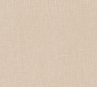 Mustertapete Leinen Rosabeige Klassisch - 10,05 m x 0,53 m