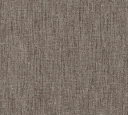 Mustertapete Leinen Anthrazit Elegant - 10,05 m x 0,53 m