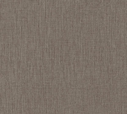 Mustertapete Leinen Anthrazit Elegant - 10,05 m x 0,53 m