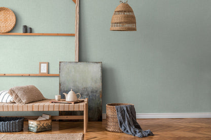 Livingwalls Ava New York Vinyl-Vliestapete Grün 10,05 m x 0,53 m