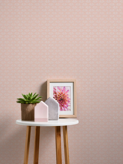 Trendwall 2 Glitzer Vliestapete Rosa Weiß Glitzer 10,05 m x 0,53 m