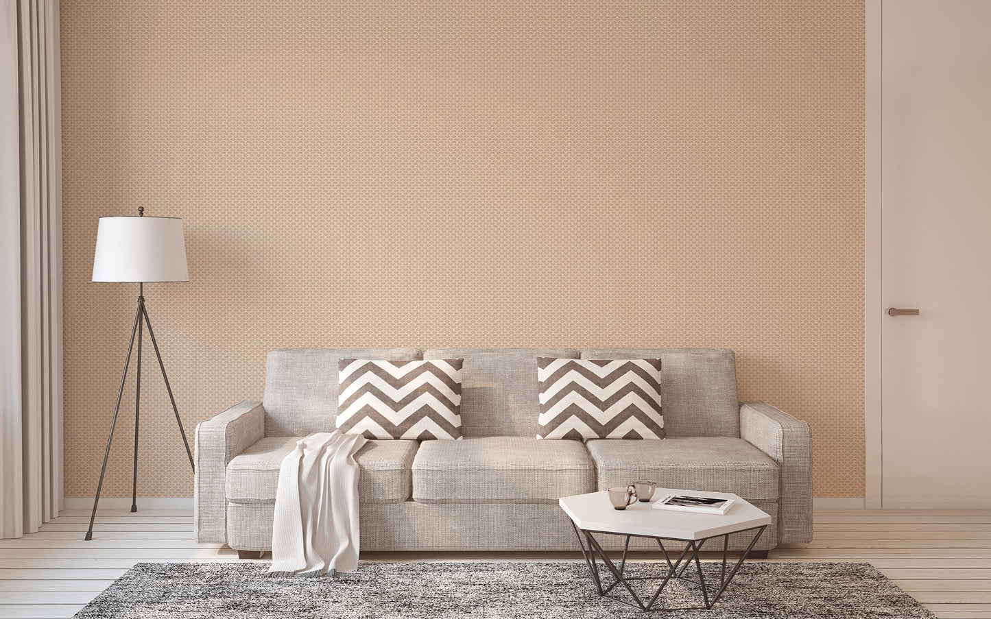 Trendwall 2 Glitzer Vliestapete Beige Gold Glitzer 10,05 m x 0,53 m