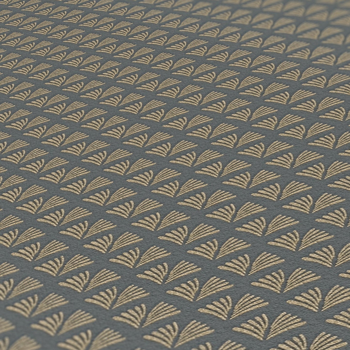Trendwall 2 Glitzer Vliestapete Grau Gold Glitzer 10,05 m x 0,53 m