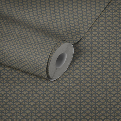 Trendwall 2 Glitzer Vliestapete Grau Gold Glitzer 10,05 m x 0,53 m