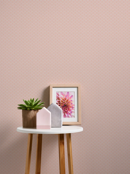 Trendwall 2 Glitzer Vliestapete Rosa Weiß Glitzer 10,05 m x 0,53 m