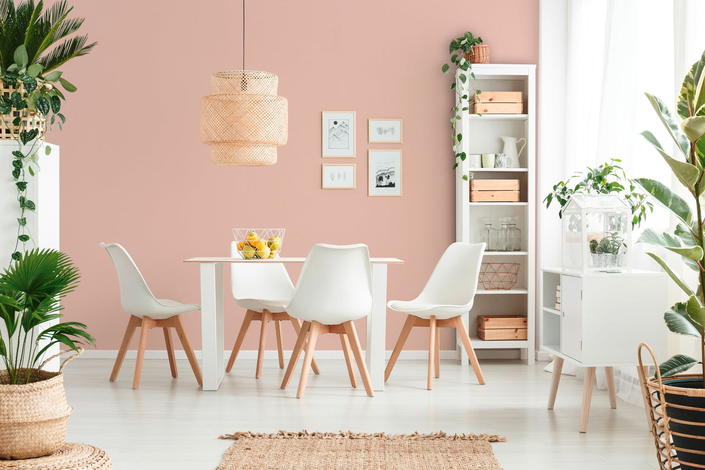 Trendwall 2 Schaum-Vliestapete Rosa 10,05 m x 0,53 m