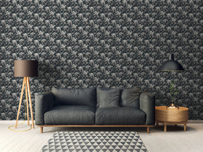 Michalsky Living 4 Mad Monkeys Design Vliestapete Schwarz Grau 10,05 m x 0,53 m