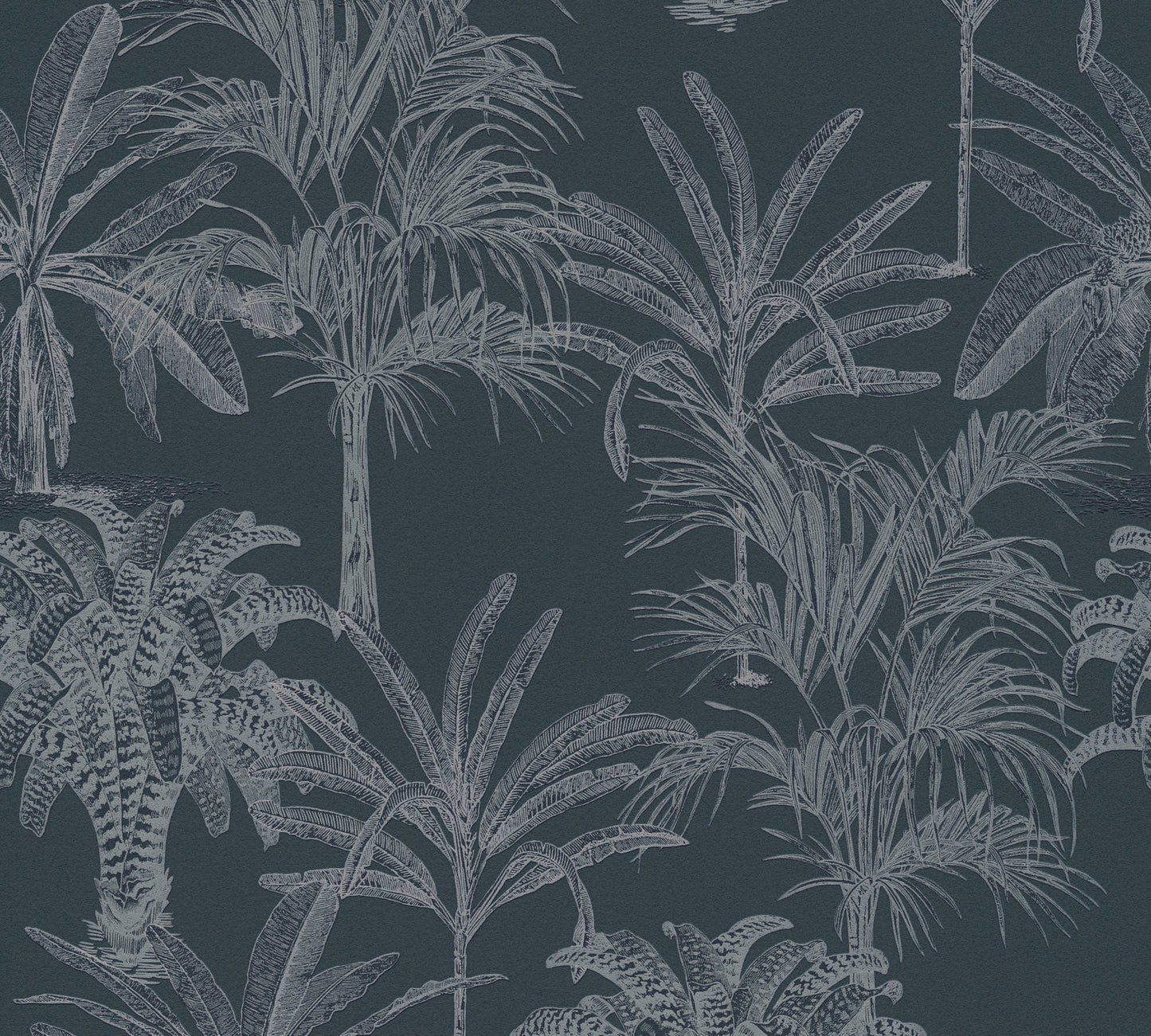 Michalsky Living 4 Tropical Tale Design Vliestapete Schwarz Grau 10,05 m x 0,53 m