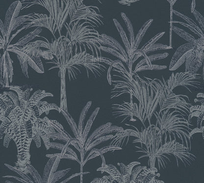 Michalsky Living 4 Tropical Tale Design Vliestapete Schwarz Grau 10,05 m x 0,53 m