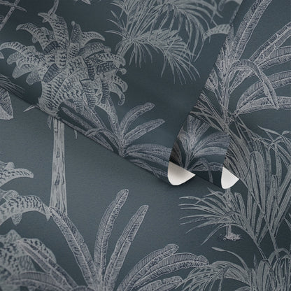 Michalsky Living 4 Tropical Tale Design Vliestapete Schwarz Grau 10,05 m x 0,53 m