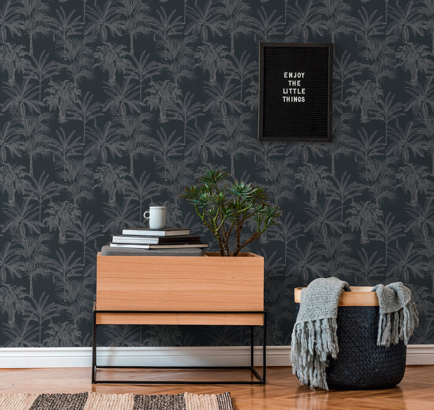 Michalsky Living 4 Tropical Tale Design Vliestapete Schwarz Grau 10,05 m x 0,53 m
