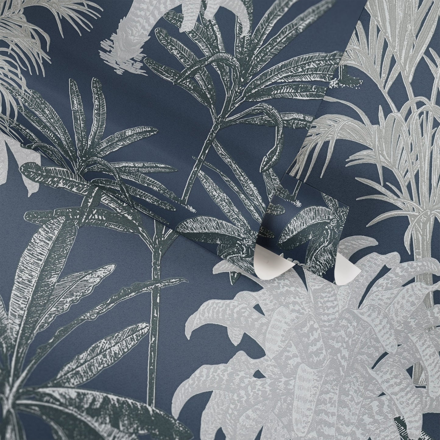 Michalsky Living 4 Tropical Tale Design Vliestapete Blau Grau Weiß 10,05 m x 0,53 m