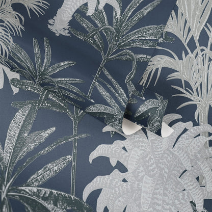 Michalsky Living 4 Tropical Tale Design Vliestapete Blau Grau Weiß 10,05 m x 0,53 m