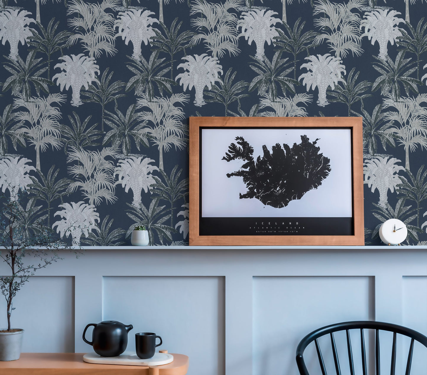 Michalsky Living 4 Tropical Tale Design Vliestapete Blau Grau Weiß 10,05 m x 0,53 m
