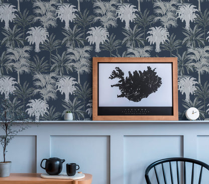 Michalsky Living 4 Tropical Tale Design Vliestapete Blau Grau Weiß 10,05 m x 0,53 m