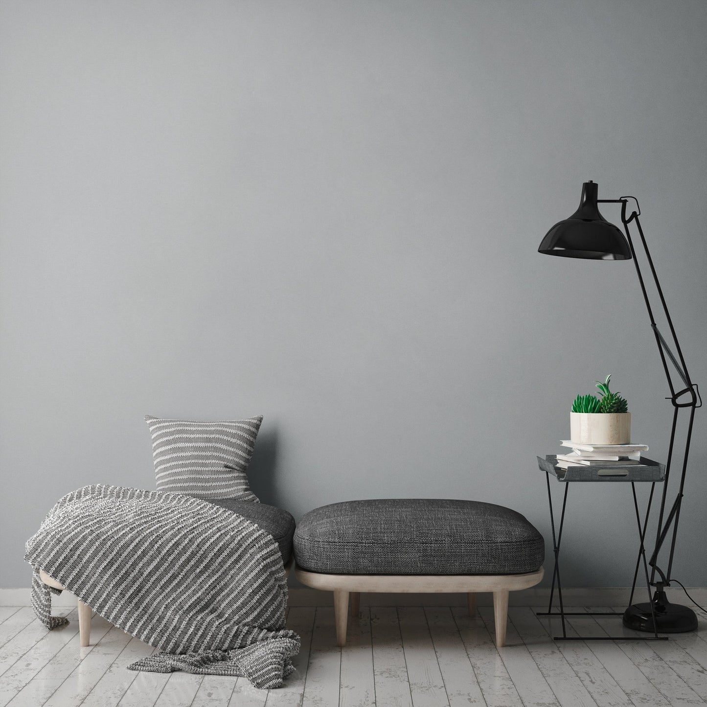 Michalsky Living 4 Design Vliestapete Grau 10,05 m x 0,53 m