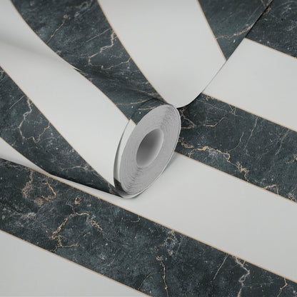 Michalsky Living 4 Modern Marble Design Vliestapete Gold Schwarz Weiß 10,05 m x 0,53 m