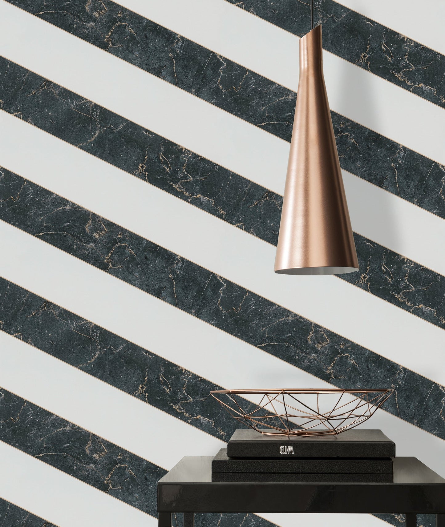 Michalsky Living 4 Modern Marble Design Vliestapete Gold Schwarz Weiß 10,05 m x 0,53 m