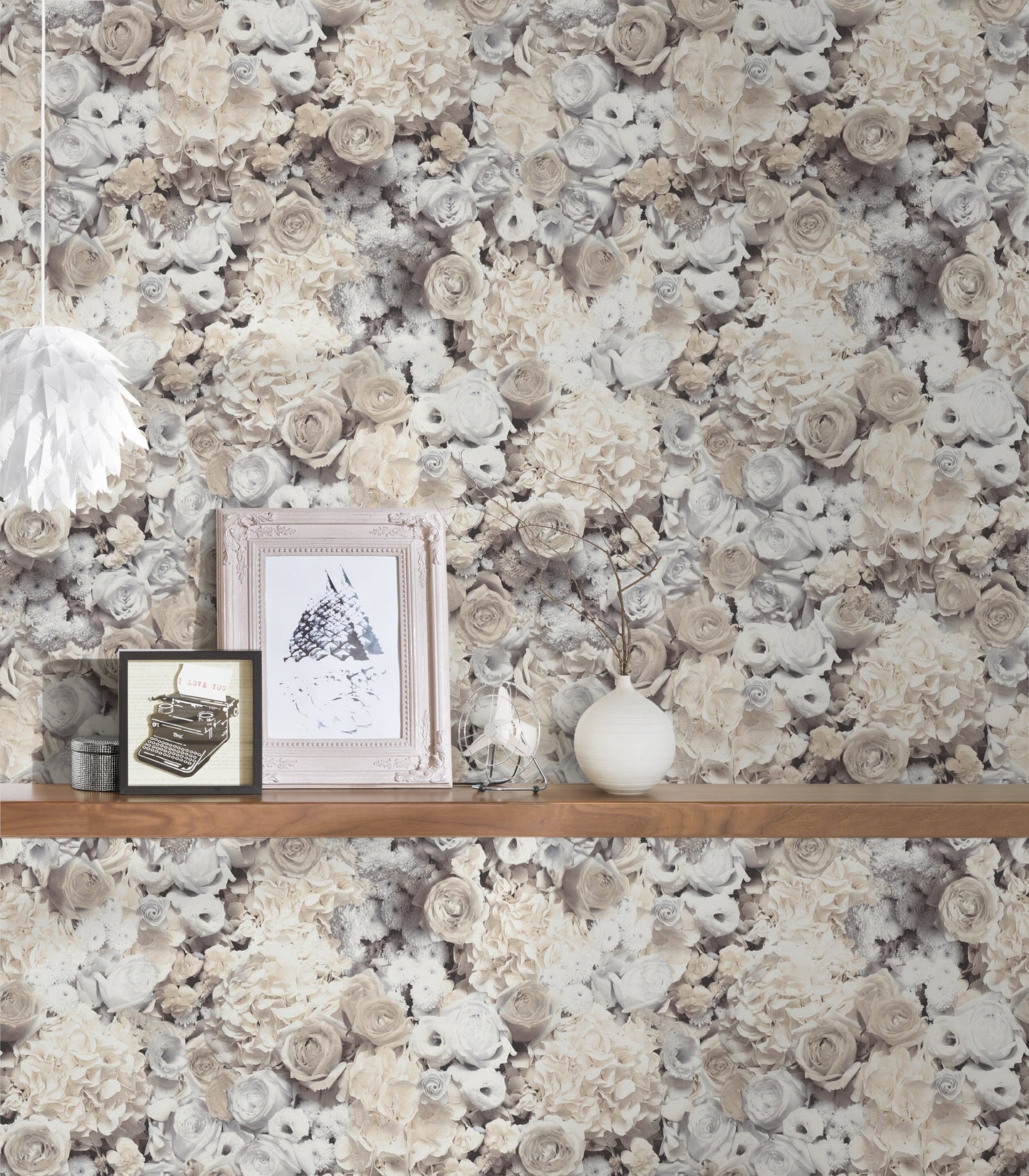 Trendwall 2 Glitzer Vliestapete Grau Beige Gelb Glitzer 10,05 m x 0,53 m