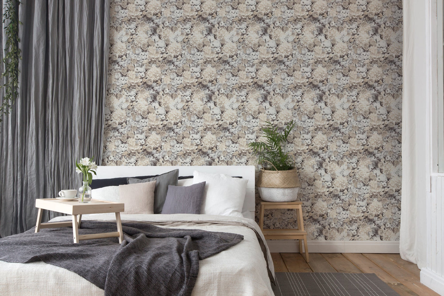Trendwall 2 Glitzer Vliestapete Grau Beige Gelb Glitzer 10,05 m x 0,53 m