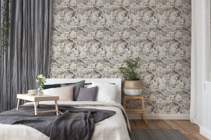 Trendwall 2 Glitzer Vliestapete Grau Beige Gelb Glitzer 10,05 m x 0,53 m