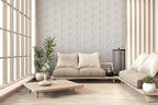 Livingwalls Mio Tokio Tiermotiv Vliestapete Silber Weiß Grau 10,05 m x 1,06 m