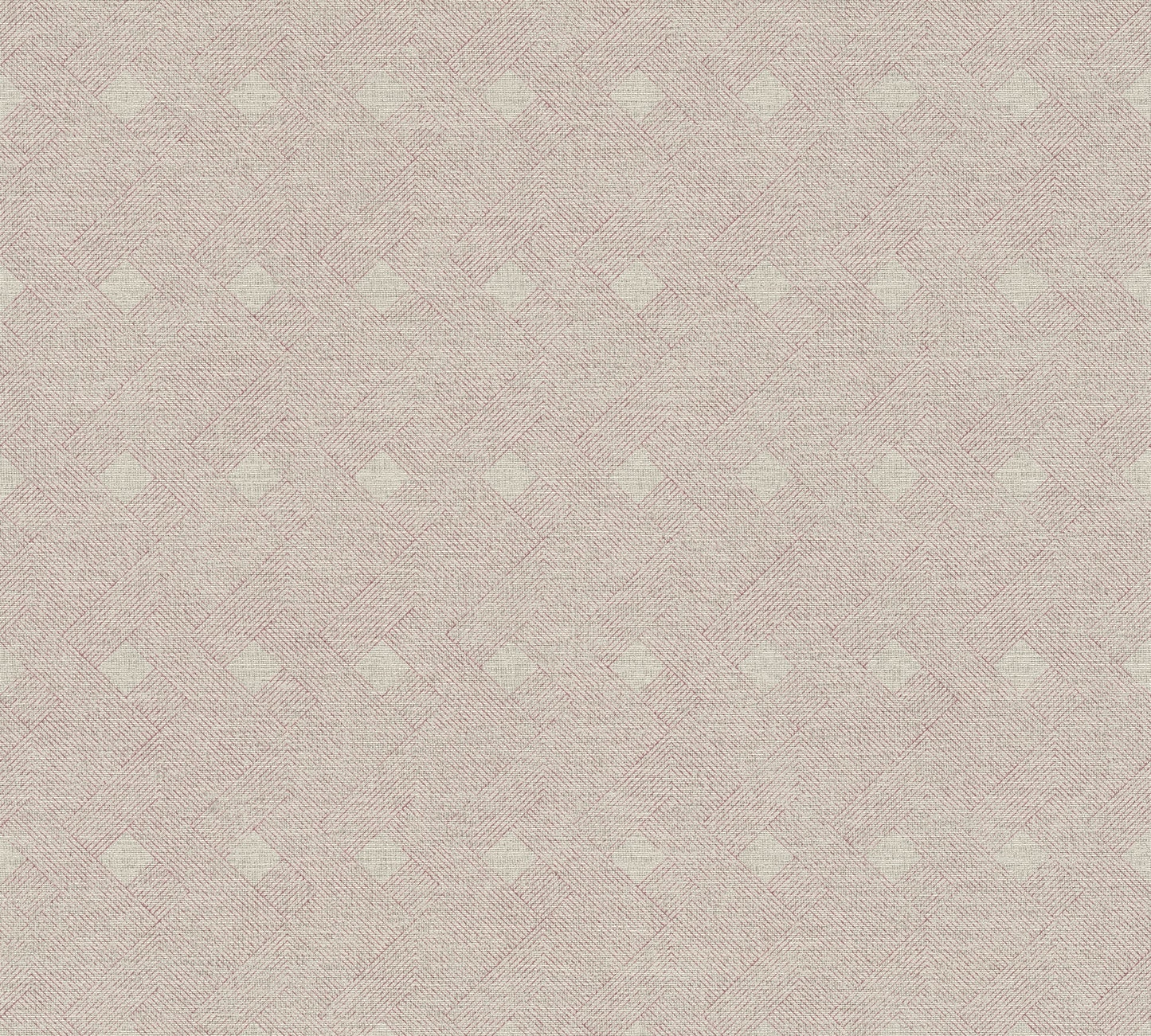 Cuba Geometrische Vliestapete Beige Rot 10,05 m x 0,53 m